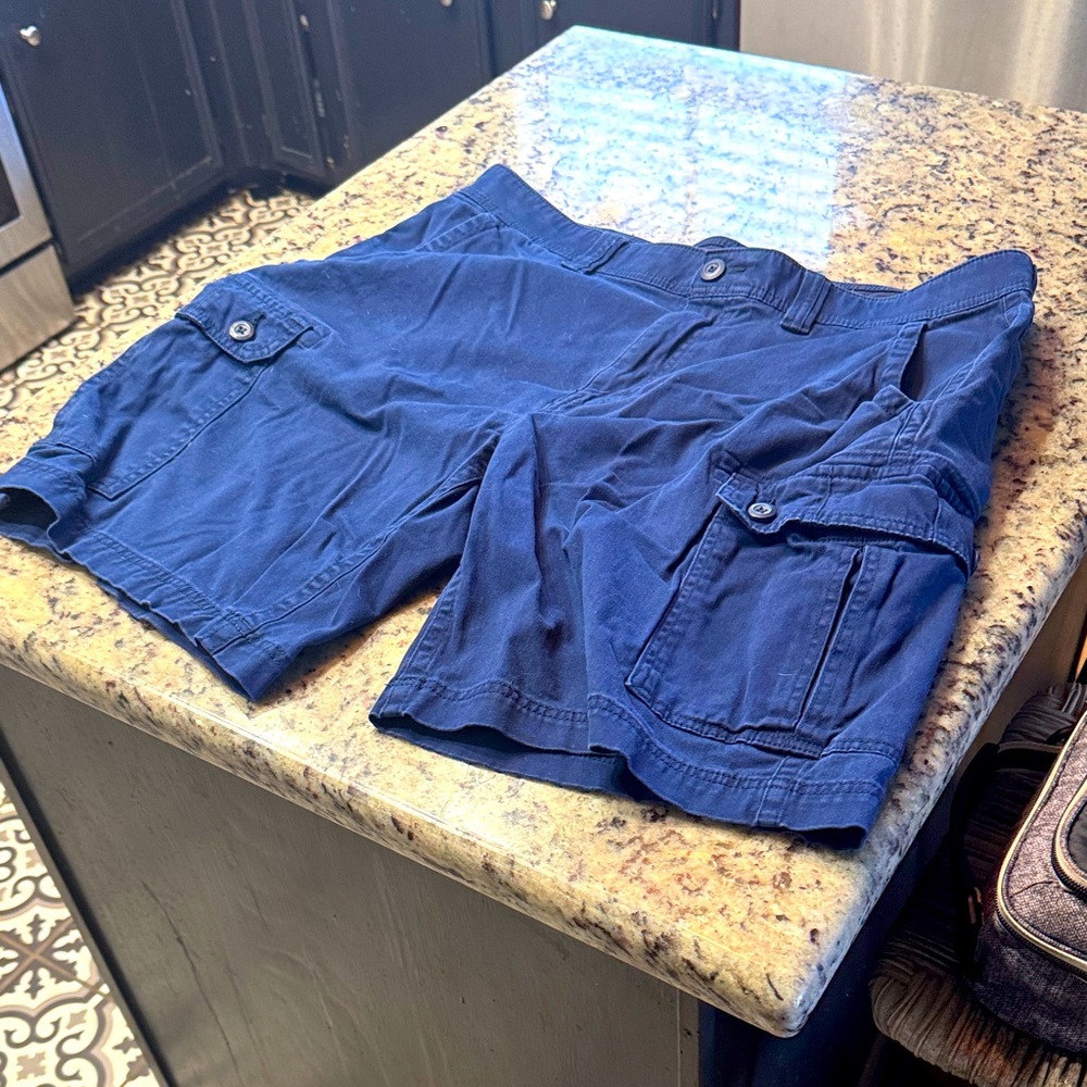 St. John's Bay Navy Cargo Shorts